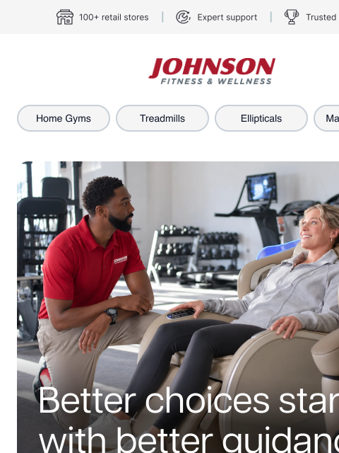 johnsonfit newsletter: Trusted brands. Real experts. More choices.