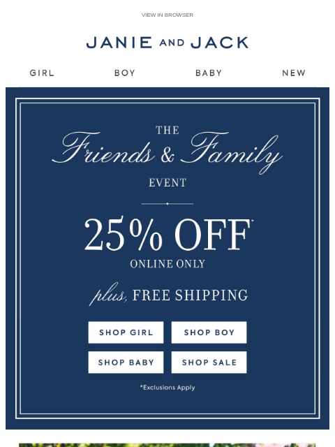 janieandjack newsletter: Extra 25% off these fetching fall favorites