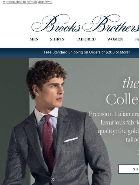 brooksbrothers newsletter: Ends tomorrow: Extra 25% off special tailored pric...