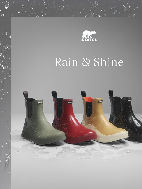 sorel newsletter: Get Ready for Rain
