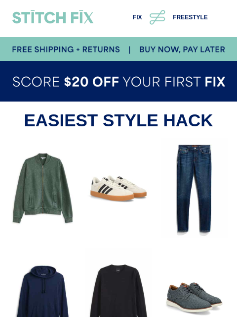 stitchfix newsletter: Consider this your style shortcut
