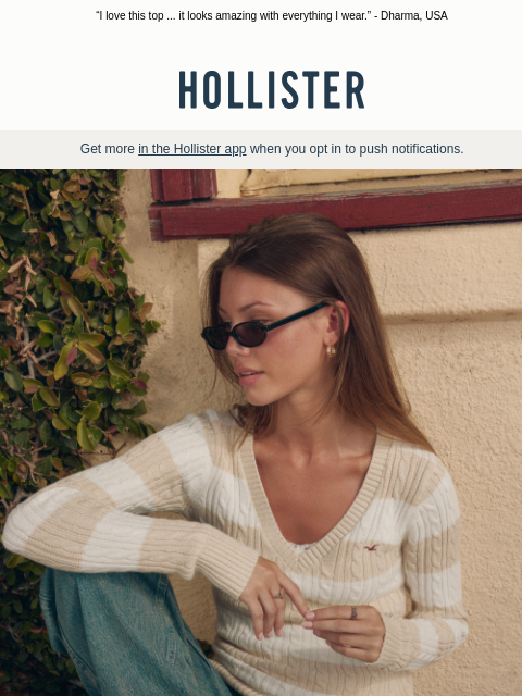 hollisterco newsletter: 1,000+ 5-star reviews! ⭐️⭐️⭐️⭐️⭐️