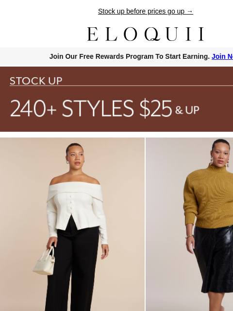 eloquii newsletter: Omg, your fall picks are on sale (from $25)