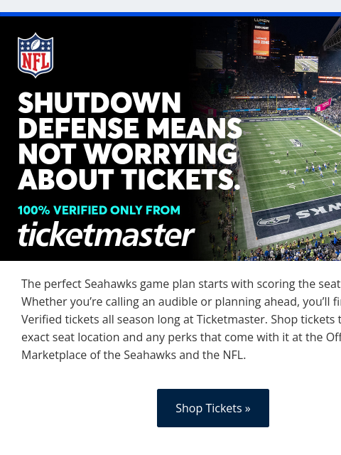 seahawksemail newsletter: Get Seahawks Gameday Ready With 100% Verified Tick...