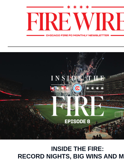 chicagofirefc newsletter: FIRE WIRE | Record Nights, Call-Ups & More