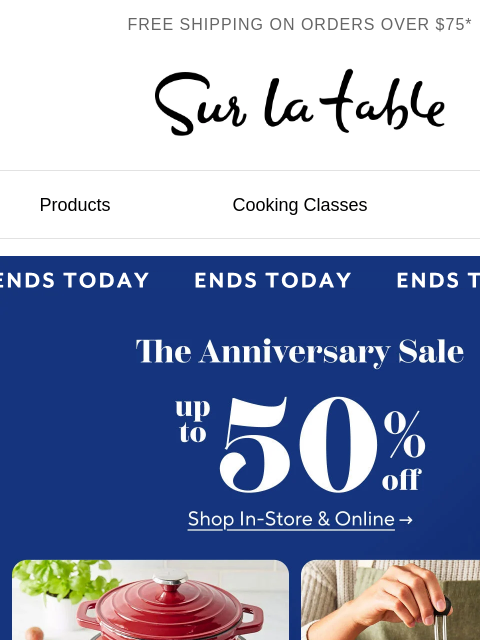 surlatable newsletter: One last toast to the Anniversary Sale 🥂