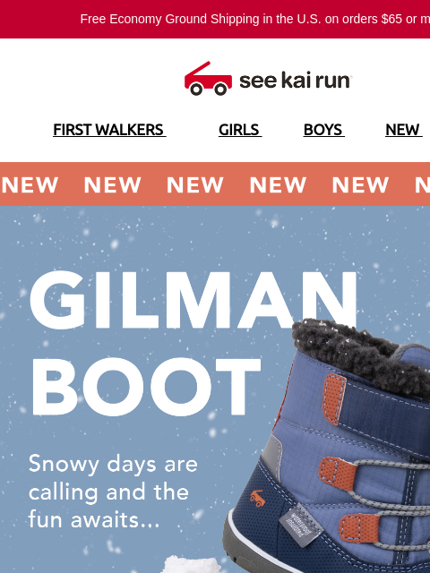 seekairun newsletter: The Gilman Winter Boot is Back! Now in New Colors