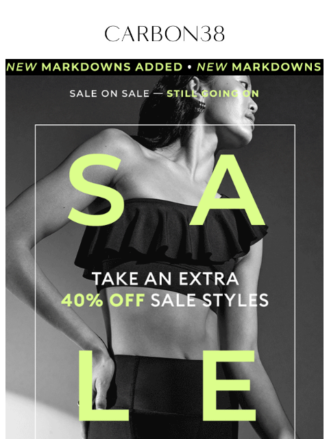 carbon38 newsletter: Extra 40% off: Veja, Adidas by Stella McCartney + ...