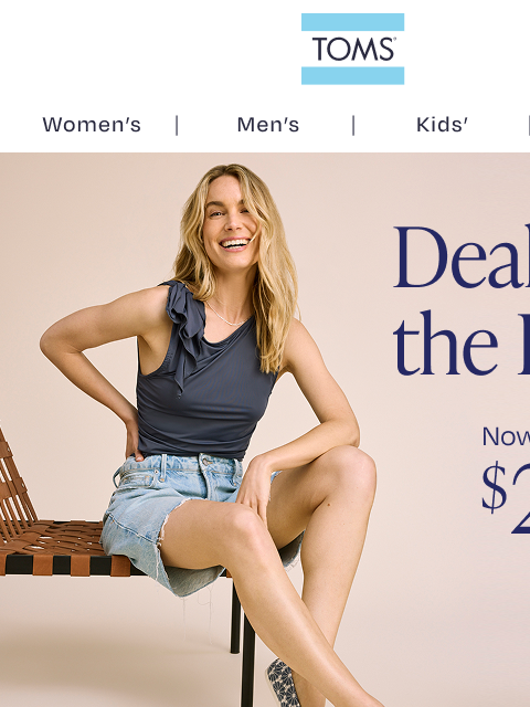 toms newsletter: Today Only! 66% Off Select Alpargatas