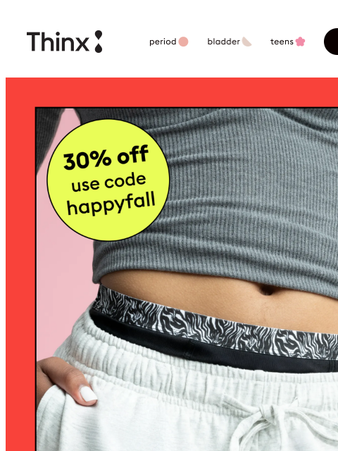 shethinx newsletter: Shop our sale before it ends