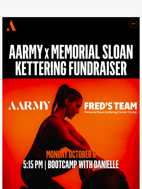 aarmy newsletter: 💪 Train for Cancer Research — Memorial Sloan Kett...