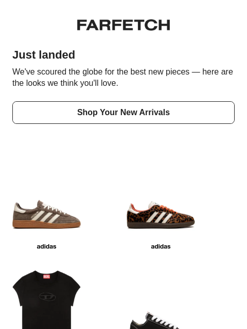 farfetch newsletter: New in, but make it you