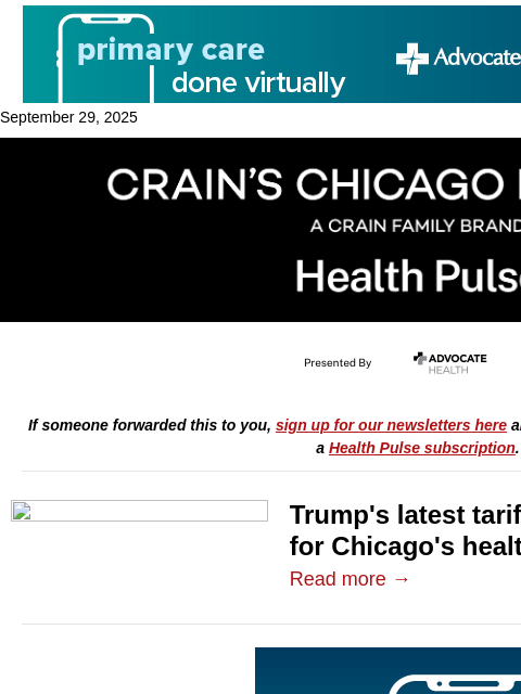 crainalerts newsletter: Tariff confusion compounds