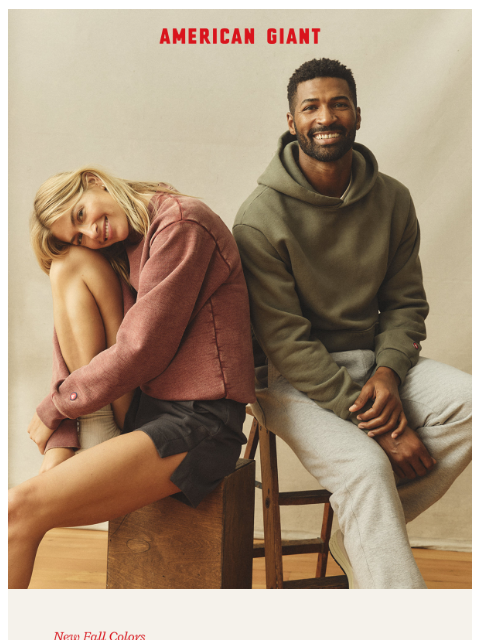 american-giant newsletter: The Vintage Sweatshirt Collection