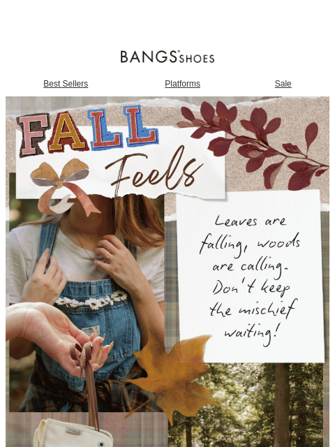 bangsshoes newsletter: Discover Playful Styles for Autumn! π