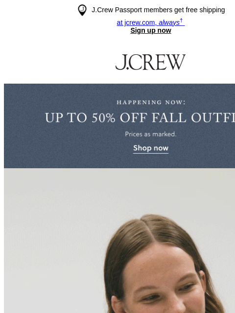 jcrew newsletter: 5 sweaters we’re famous for