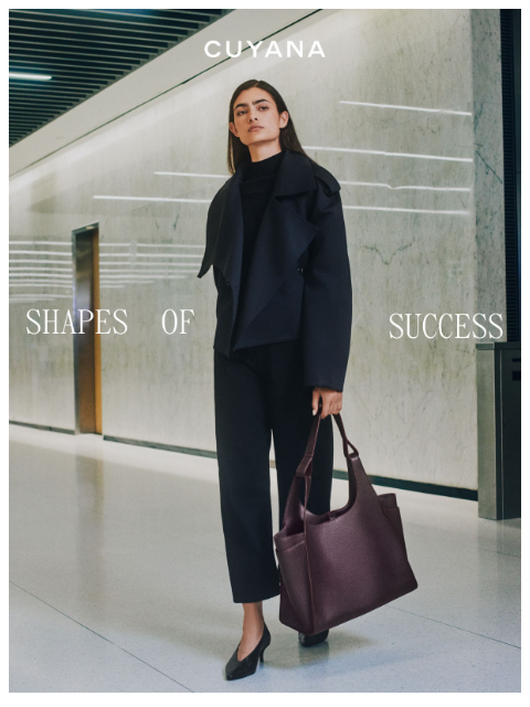 cuyana newsletter: Chic Work Bags
