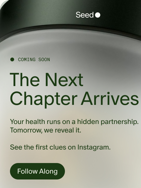 seed newsletter: Something new is coming.