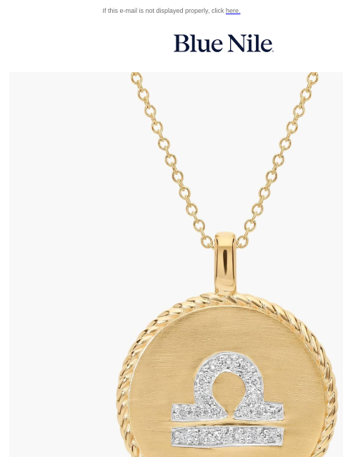 bluenile newsletter: Celebrate Your Favorite Libra Today
