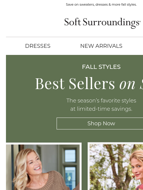 softsurroundings newsletter: Best Sellers on Sale