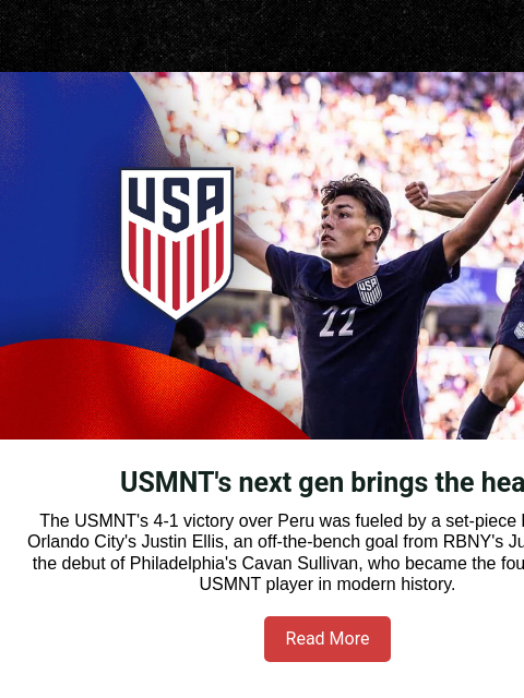 mlssoccer newsletter: MLS youngsters shine for the USMNT