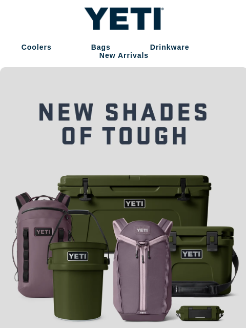 yeti newsletter: Our Color Lineup Has Expanded