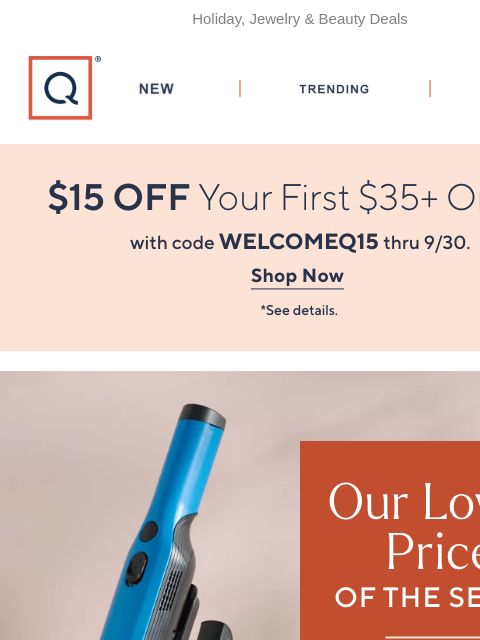 qvcemail newsletter: Our Lowest Prices of the Season