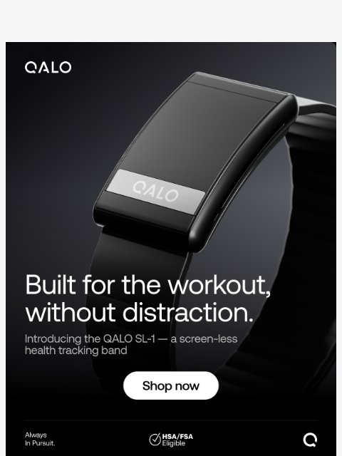 qalo newsletter: Meet the QALO Smart Band