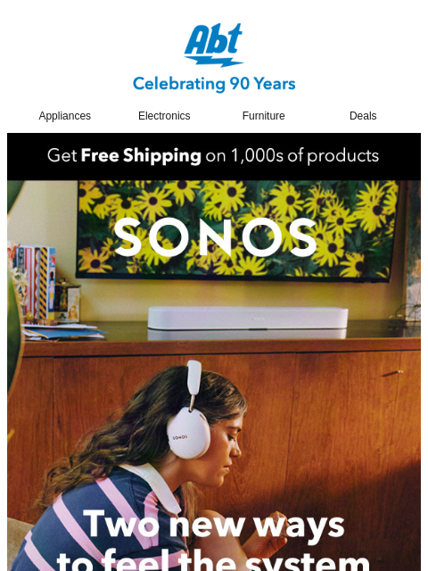 abt newsletter: NEW from Sonos