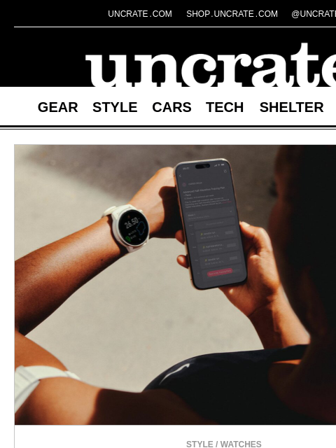 uncrate newsletter: COROS Pace 4 Pro Multisport GPS Watch & more