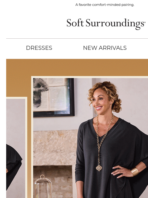 softsurroundings newsletter: Fall Tops & Leggings