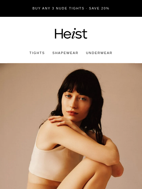 heist-studios newsletter: 20% off + free storage bag