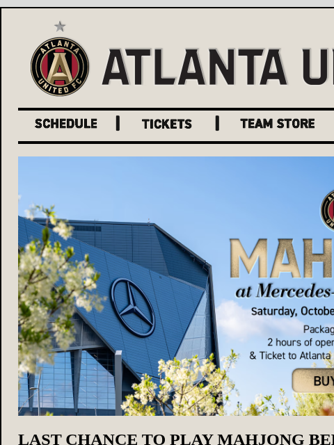 atlutd newsletter: , Time Is Running Out