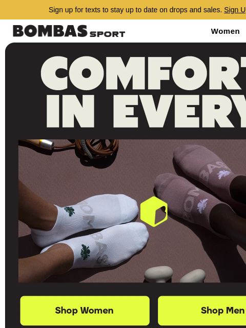 bombas newsletter: Our Hottest Sport Sock Is Going Fast