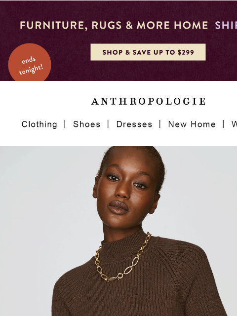 anthropologie newsletter: Soft all over: new knit dresses & sets