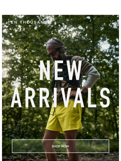 tenthousand newsletter: September New Arrivals