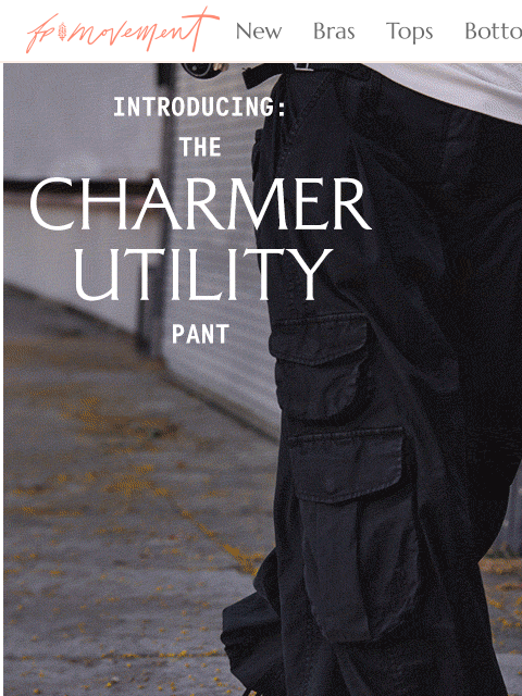 freepeople newsletter: NEW: The Charmer Utility Pant