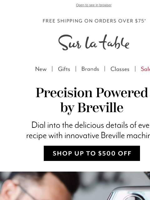 surlatable newsletter: All About Breville: Innovation Meets Flavor ✨