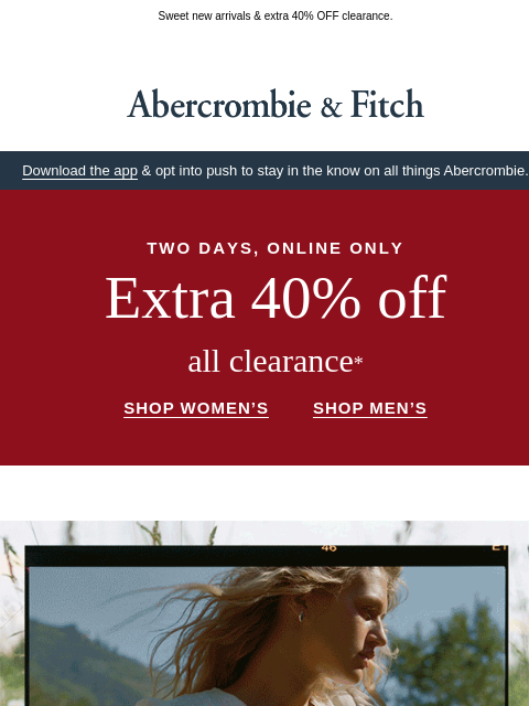 abercrombie newsletter: Emotionally attached to all things western.