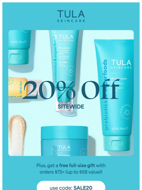 tula newsletter: SALE EXTENDED 🙌