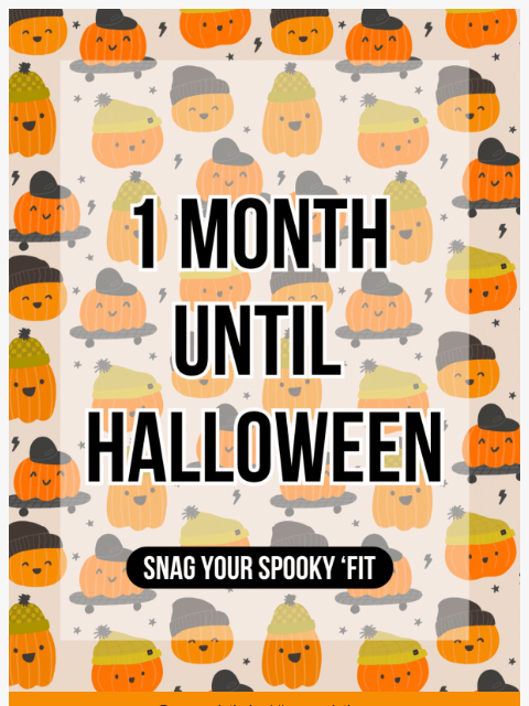 spearmintlove newsletter: Just 1 Month Until Halloween! 🎃