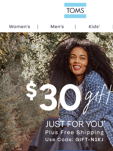toms newsletter: A $30 Gift for Fall’s Trending Color