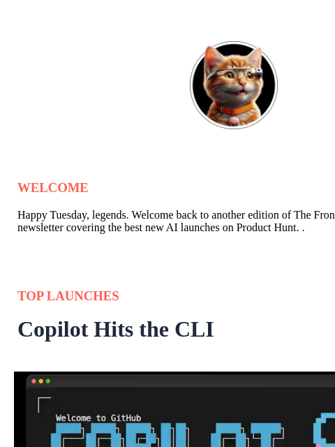 producthunt newsletter: Pop goes the AI bubble?