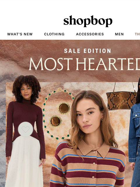 shopbop-mail newsletter: Our most hearted on SALE (swoon!)