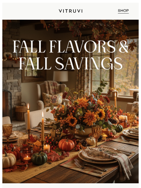 vitruvi newsletter: Fall Flavors & FREE Scents ‼️
