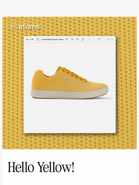 atoms newsletter: Psst... something sunny is coming