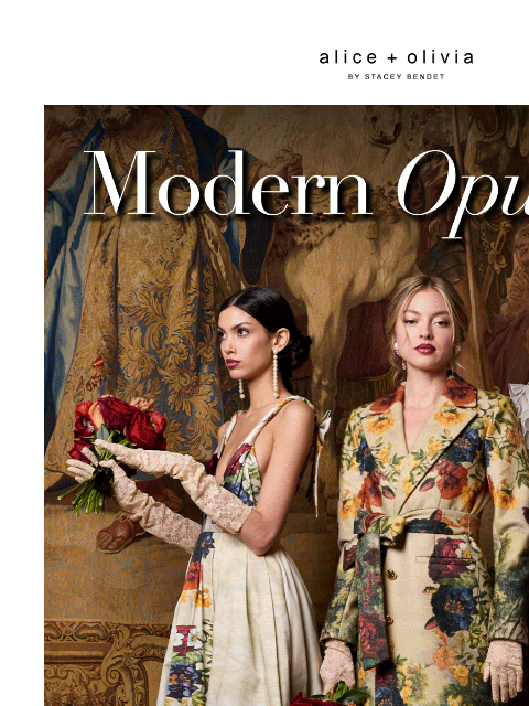 aliceandolivia newsletter: AO x Opulence