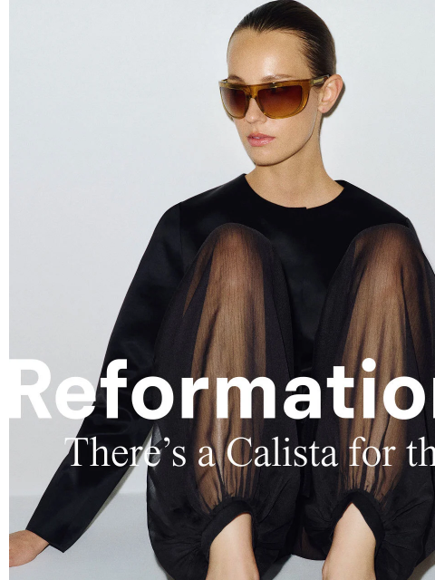 thereformation newsletter: GOOD POINT