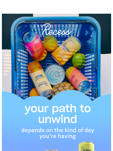 takearecess newsletter: treat your bev like a mood ring