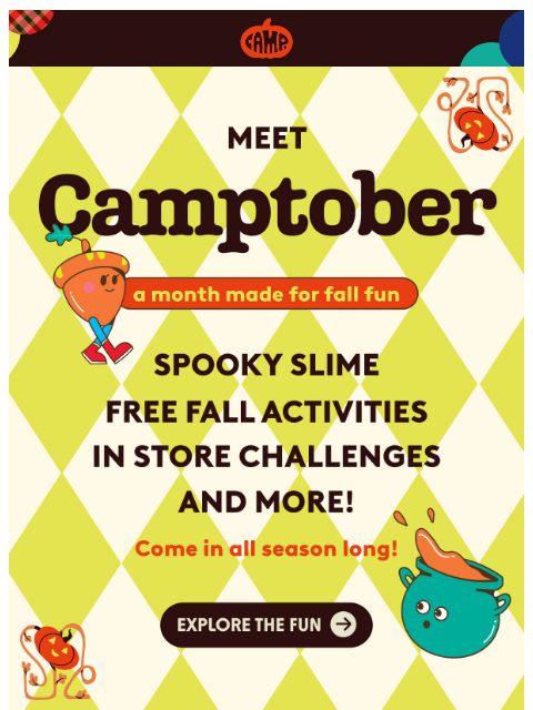 camp newsletter: 🍁 This just made fall way more interesting
